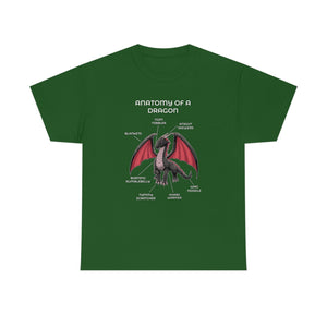 Dragon Black - T-Shirt T-Shirt Artworktee Green S 