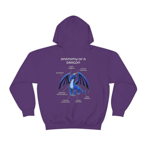 Dragon Blue - Hoodie Hoodie Artworktee Purple S 