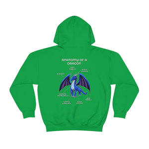 Dragon Blue - Hoodie Hoodie Artworktee Green S 