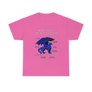 Dragon Blue - T-Shirt T-Shirt Artworktee Pink S 