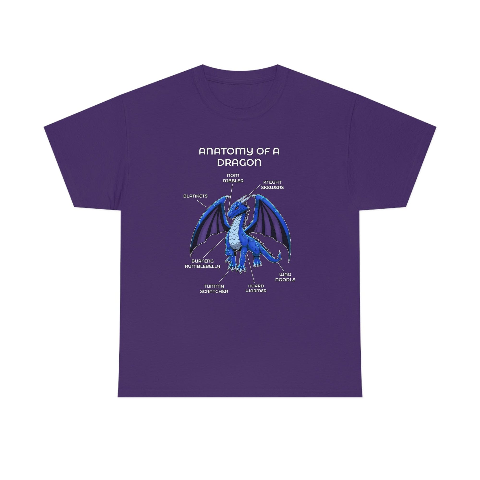 Dragon Blue - T-Shirt T-Shirt Artworktee Navy Blue S 