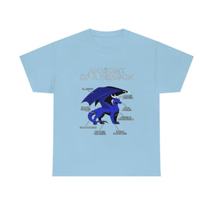 Dragon Blue - T-Shirt T-Shirt Artworktee Light Blue S 