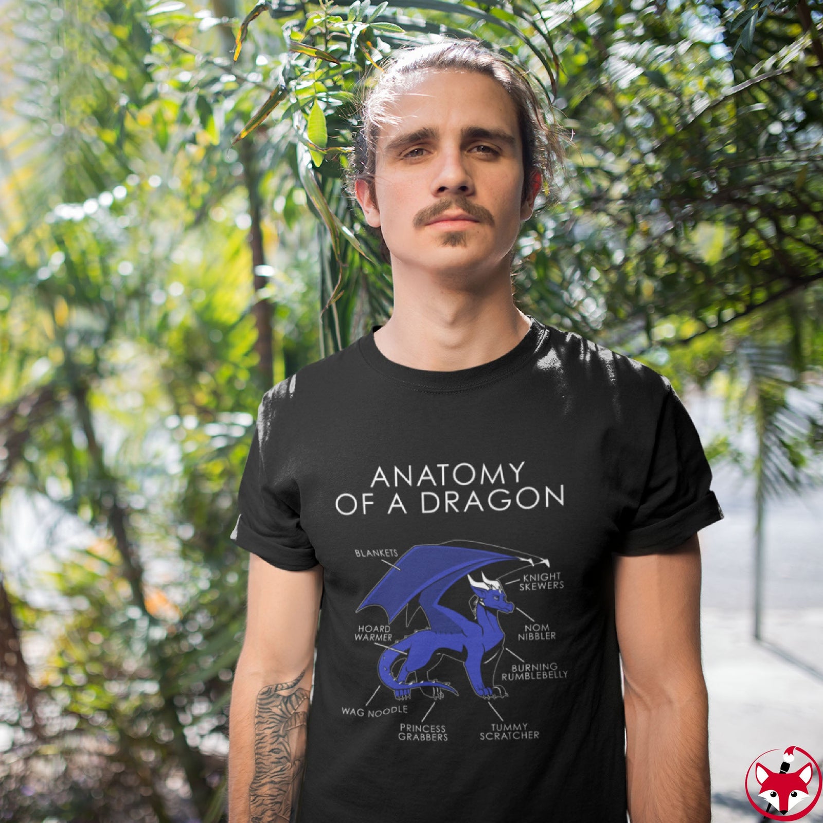 Dragon Blue - T-Shirt T-Shirt Artworktee 