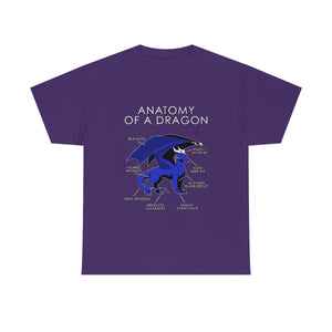 Dragon Blue - T-Shirt T-Shirt Artworktee Purple S 