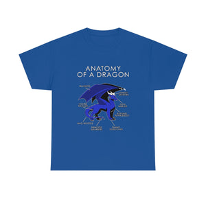 Dragon Blue - T-Shirt T-Shirt Artworktee Royal Blue S 