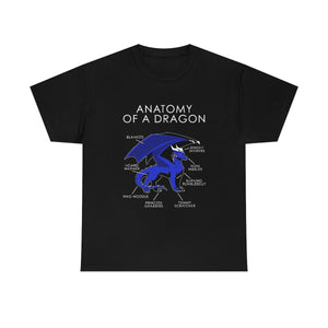 Dragon Blue - T-Shirt T-Shirt Artworktee Black S 