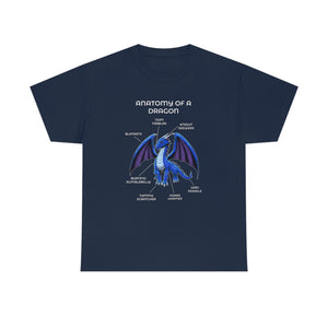 Dragon Blue - T-Shirt T-Shirt Artworktee 