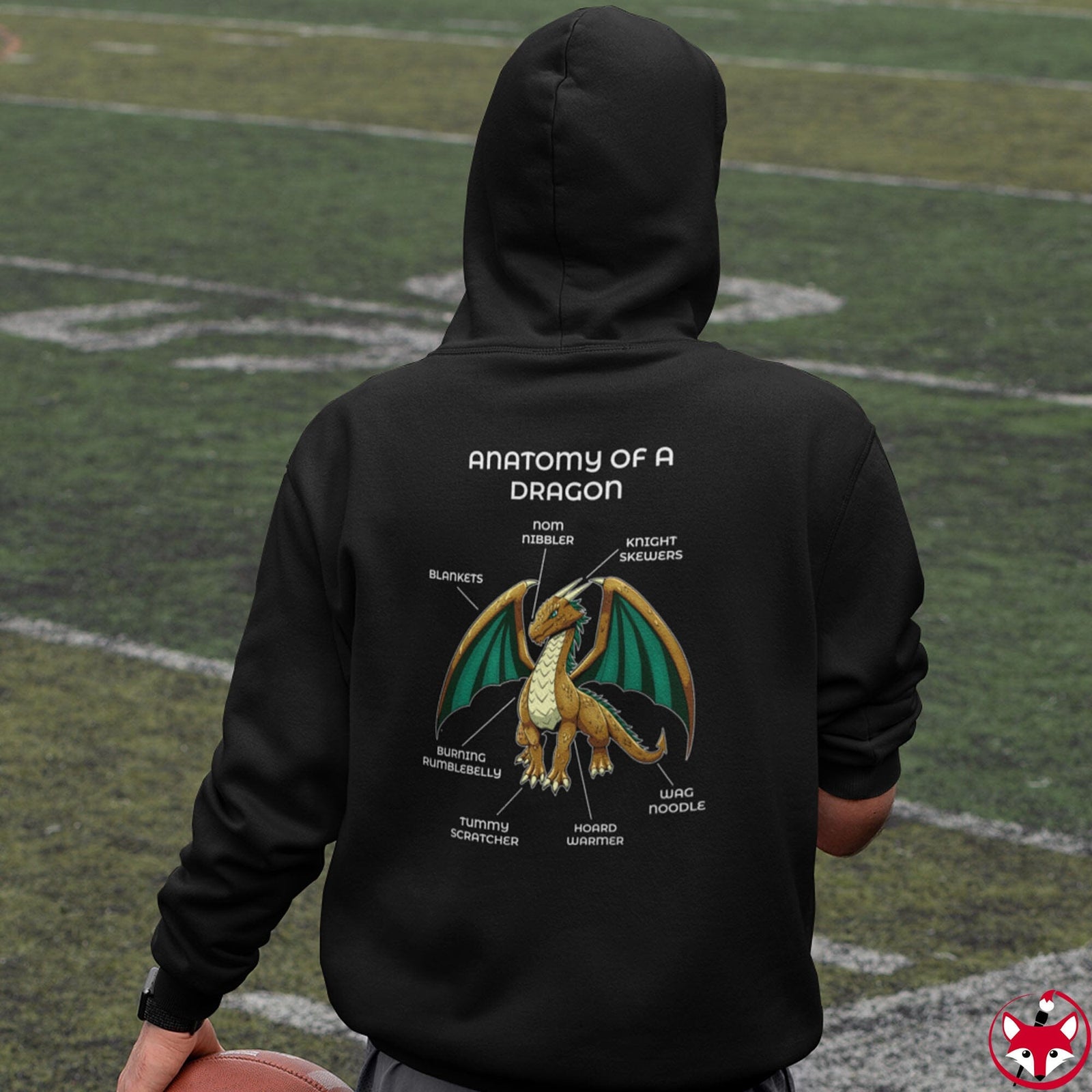 Dragon Brown - Hoodie Hoodie Artworktee 
