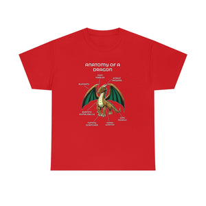 Dragon Brown - T-Shirt T-Shirt Artworktee Red S 