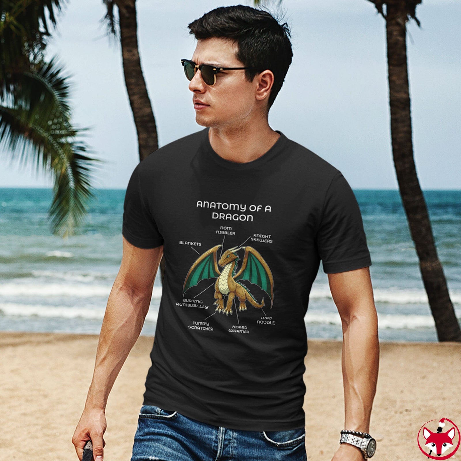 Dragon Brown - T-Shirt T-Shirt Artworktee 