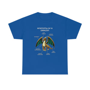 Dragon Brown - T-Shirt T-Shirt Artworktee Royal Blue S 