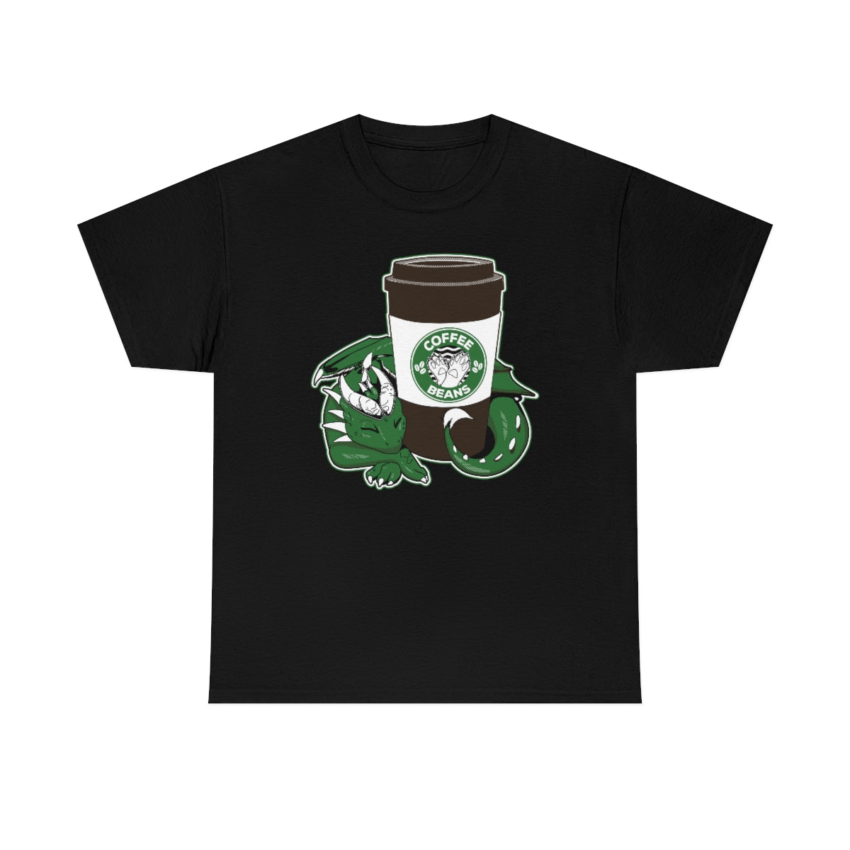 Dragon Coffee - T-Shirt T-Shirt Artworktee Black S 