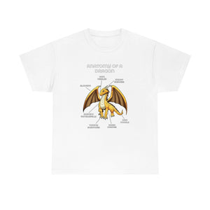 Dragon Gold - T-Shirt T-Shirt Artworktee White S 