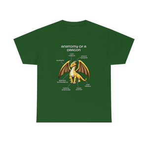 Dragon Gold - T-Shirt T-Shirt Artworktee Green S 