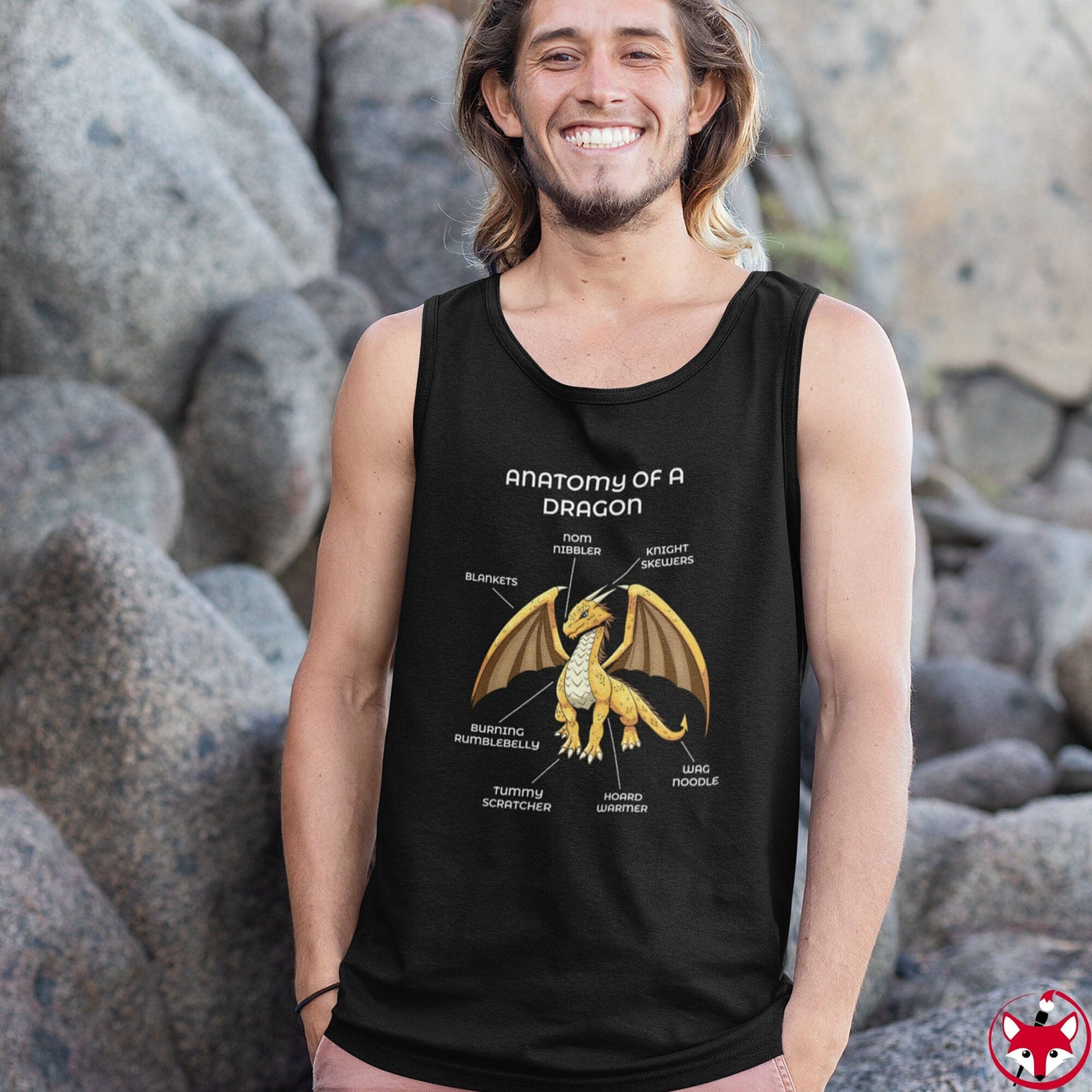 Dragon Gold - Tank Top Tank Top Artworktee 