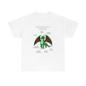 Dragon Green - T-Shirt T-Shirt Artworktee White S 