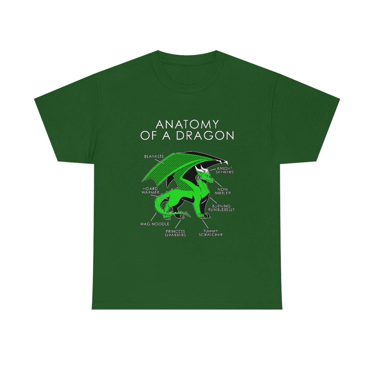 Dragon Green - T-Shirt T-Shirt Artworktee Green S 
