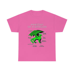 Dragon Green - T-Shirt T-Shirt Artworktee Pink S 
