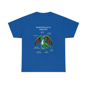 Dragon Green - T-Shirt T-Shirt Artworktee Royal Blue S 