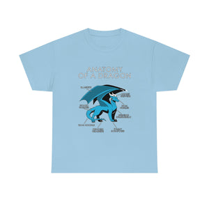 Dragon Light Blue - T-Shirt T-Shirt Artworktee Light Blue S 