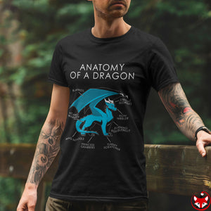 Dragon Light Blue - T-Shirt T-Shirt Artworktee 
