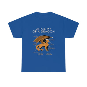 Dragon Orange - T-Shirt T-Shirt Artworktee Royal Blue S 