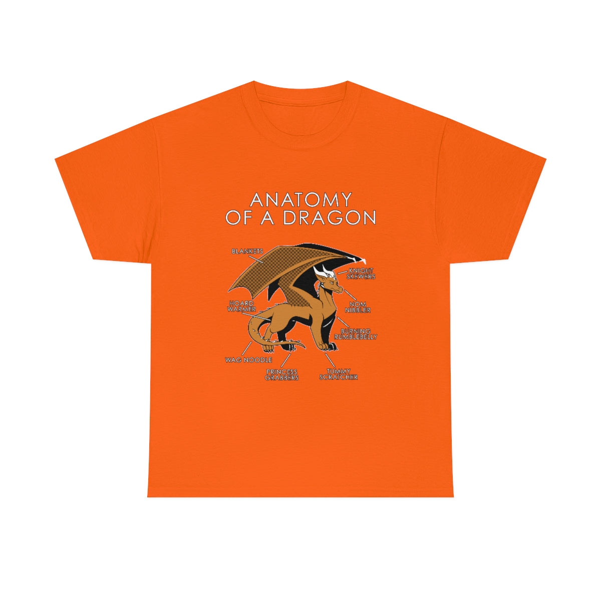 Dragon Orange - T-Shirt T-Shirt Artworktee Orange S 