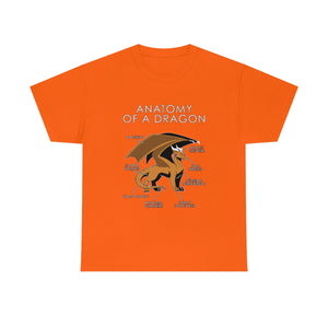 Dragon Orange - T-Shirt T-Shirt Artworktee Orange S 