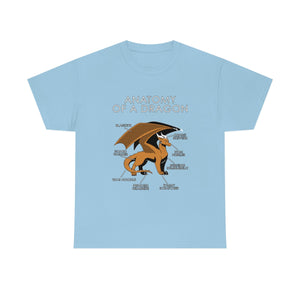 Dragon Orange - T-Shirt T-Shirt Artworktee Light Blue S 