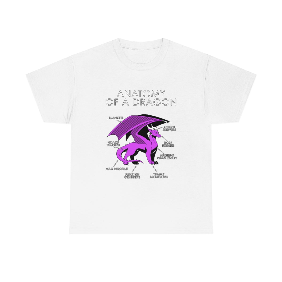 Dragon Pink - T-Shirt T-Shirt Artworktee White S 