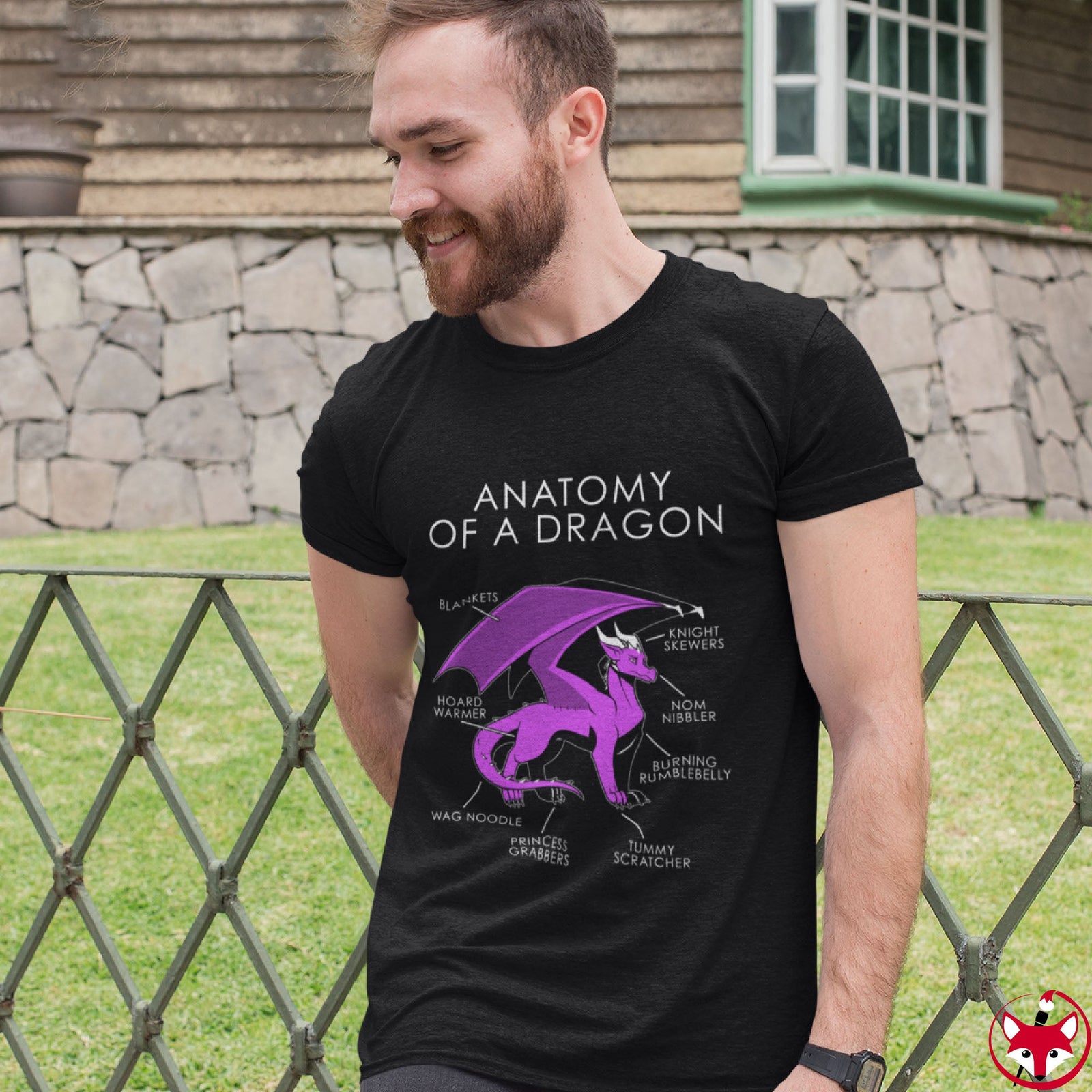 Dragon Pink - T-Shirt T-Shirt Artworktee 