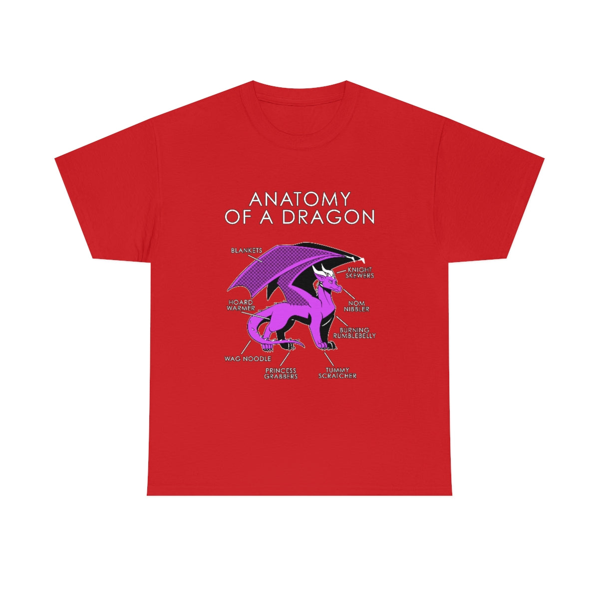 Dragon Pink - T-Shirt T-Shirt Artworktee Red S 