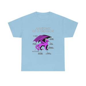 Dragon Pink - T-Shirt T-Shirt Artworktee Light Blue S 
