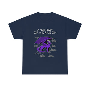 Dragon Purple - T-Shirt T-Shirt Artworktee Navy Blue S 