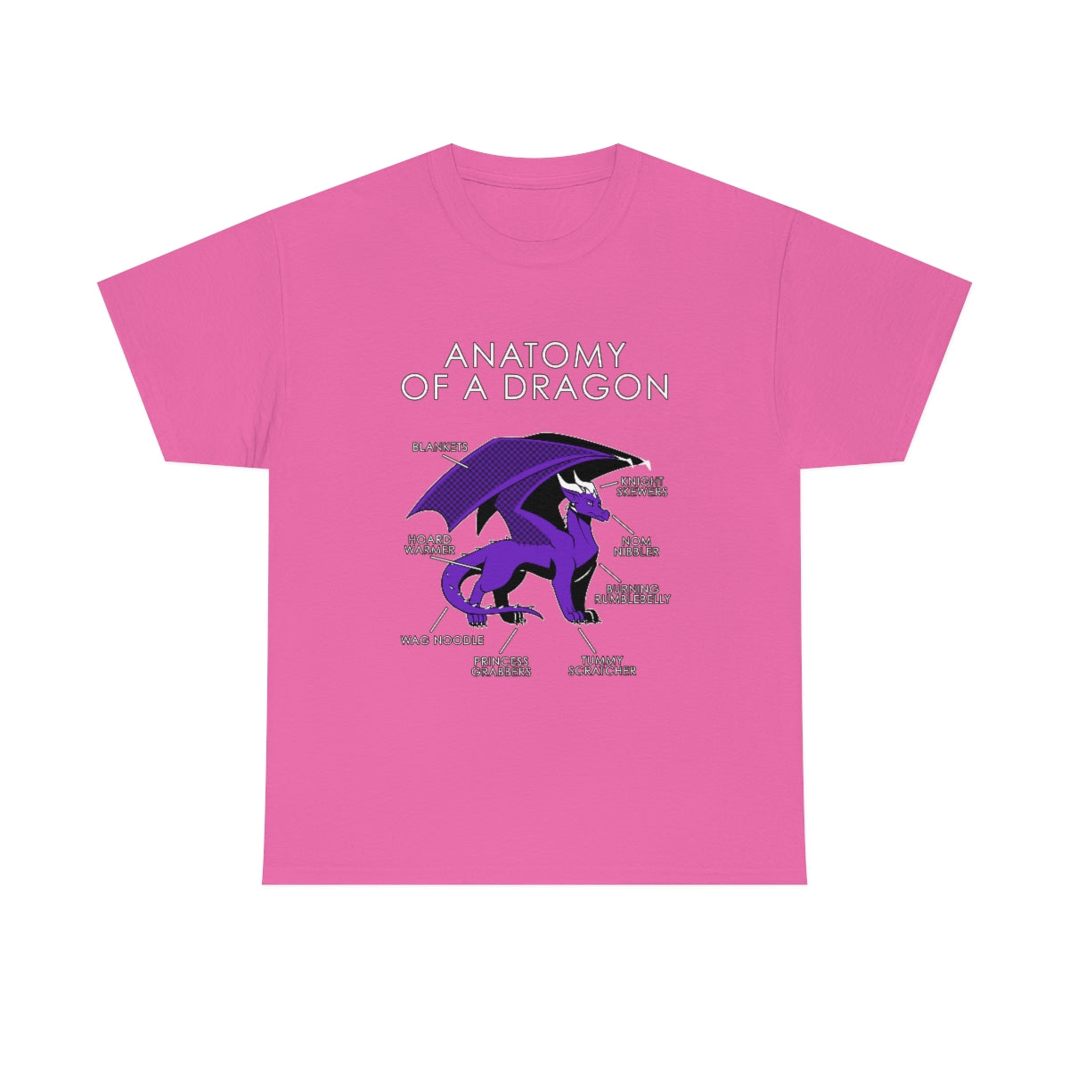 Dragon Purple - T-Shirt T-Shirt Artworktee Pink S 