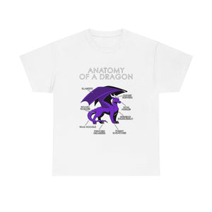 Dragon Purple - T-Shirt T-Shirt Artworktee White S 
