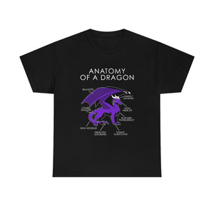 Dragon Purple - T-Shirt T-Shirt Artworktee Black S 