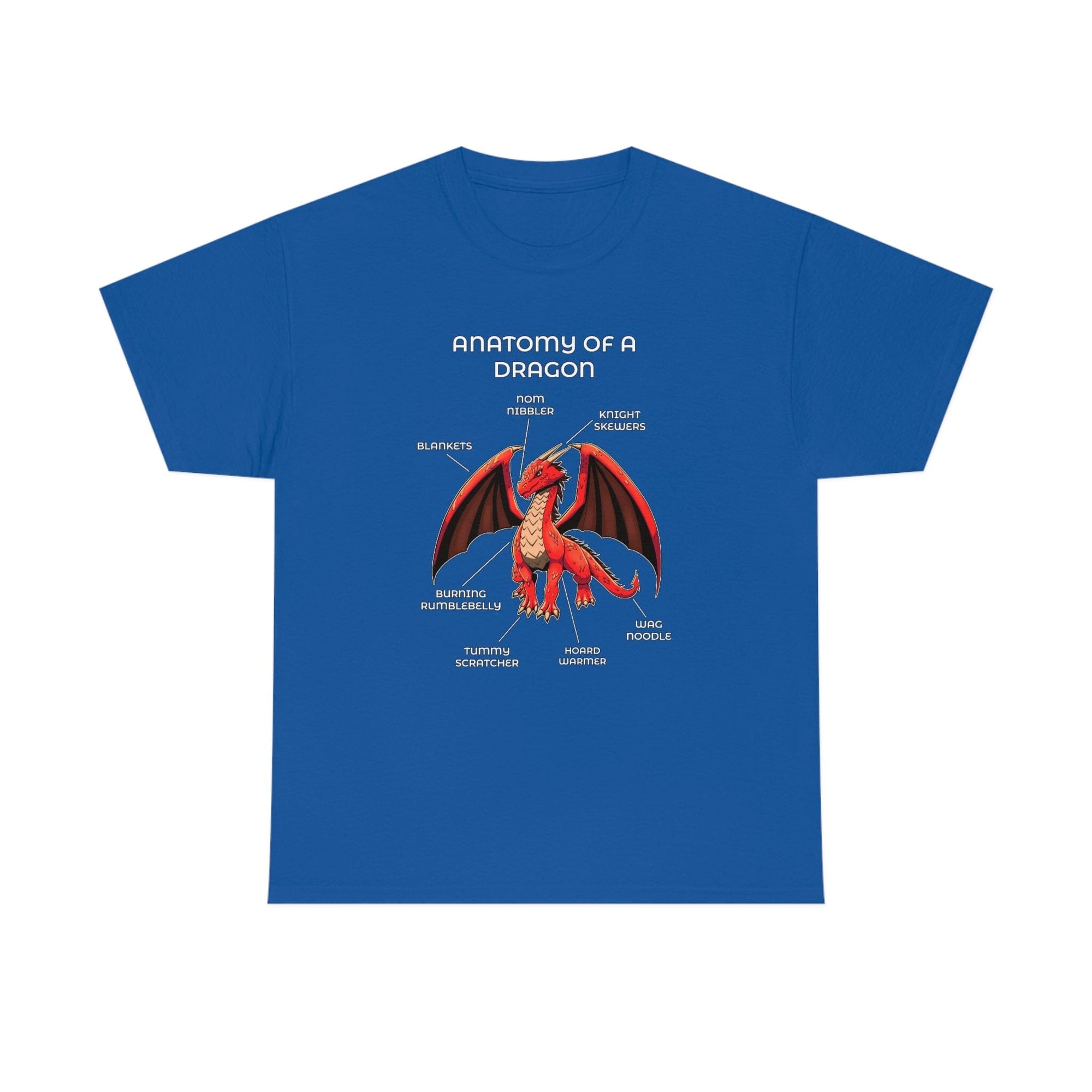 Dragon Red - T-Shirt T-Shirt Artworktee Royal Blue S 