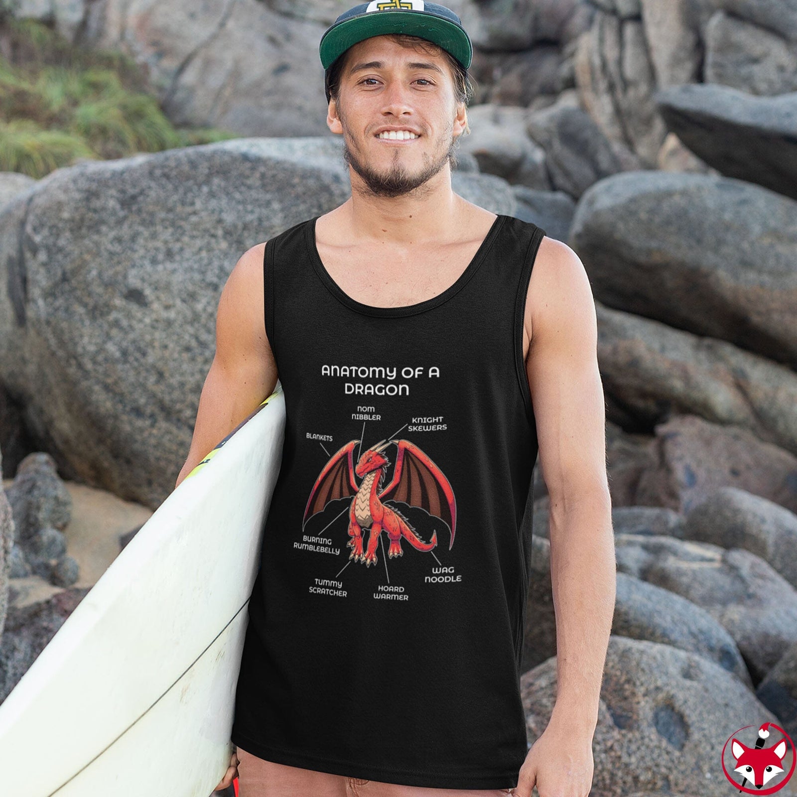 Dragon Red - Tank Top Artworktee 