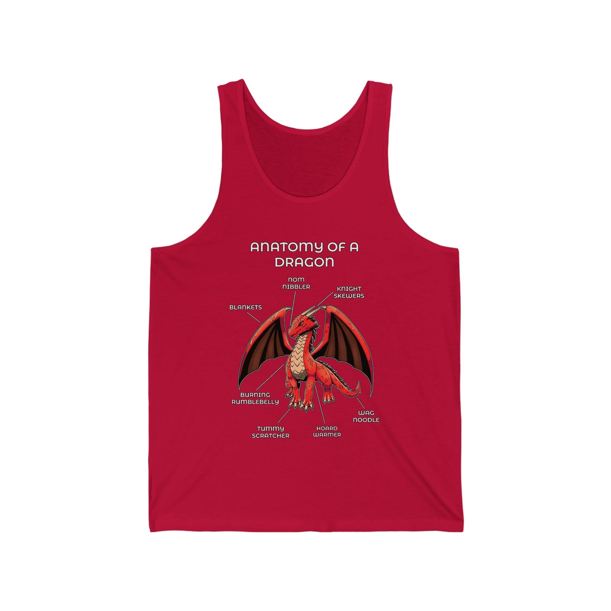 Dragon Red - Tank Top Artworktee Red XS 