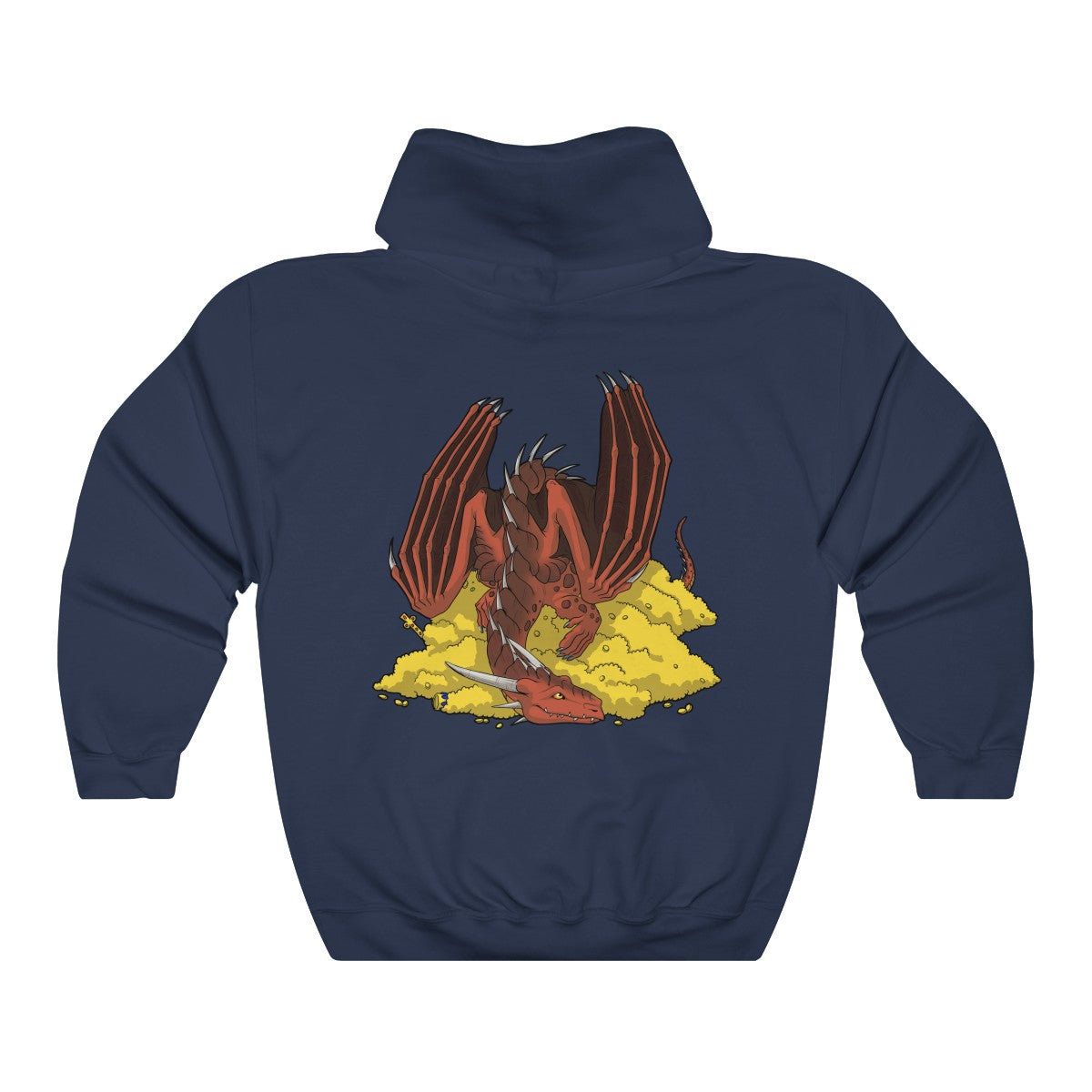 Dragon Treasure - Hoodie Hoodie Dire Creatures Navy Blue S 