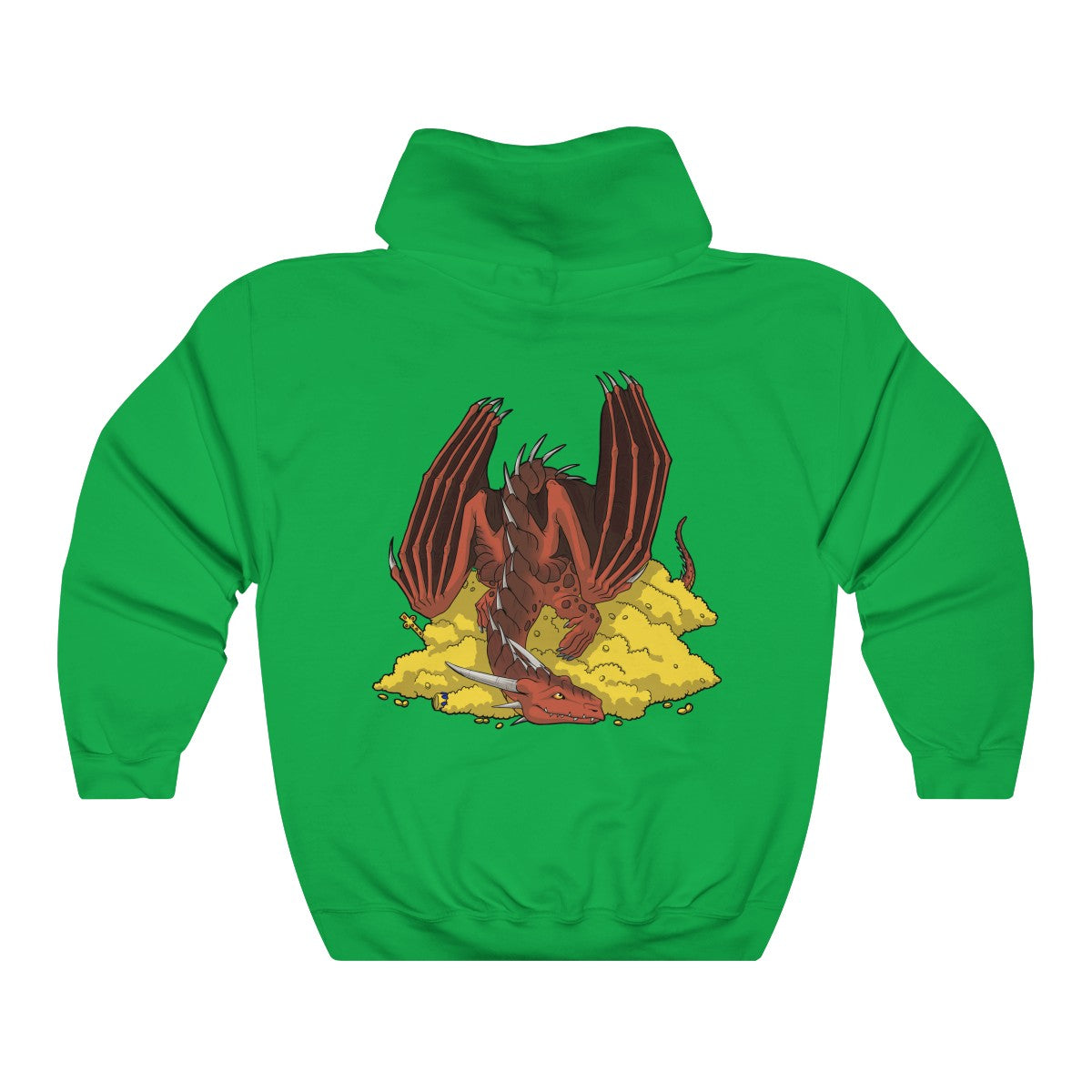 Dragon Treasure - Hoodie Hoodie Dire Creatures Green S 