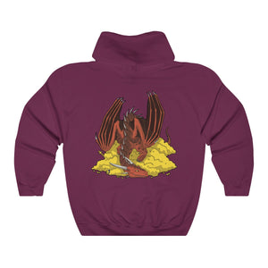 Dragon Treasure - Hoodie Hoodie Dire Creatures Maroon S 