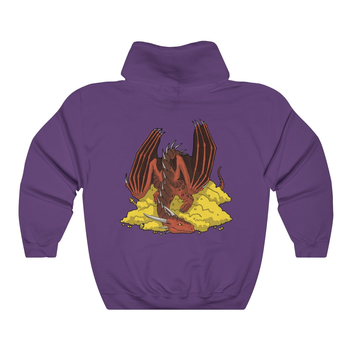 Dragon Treasure - Hoodie Hoodie Dire Creatures Purple S 