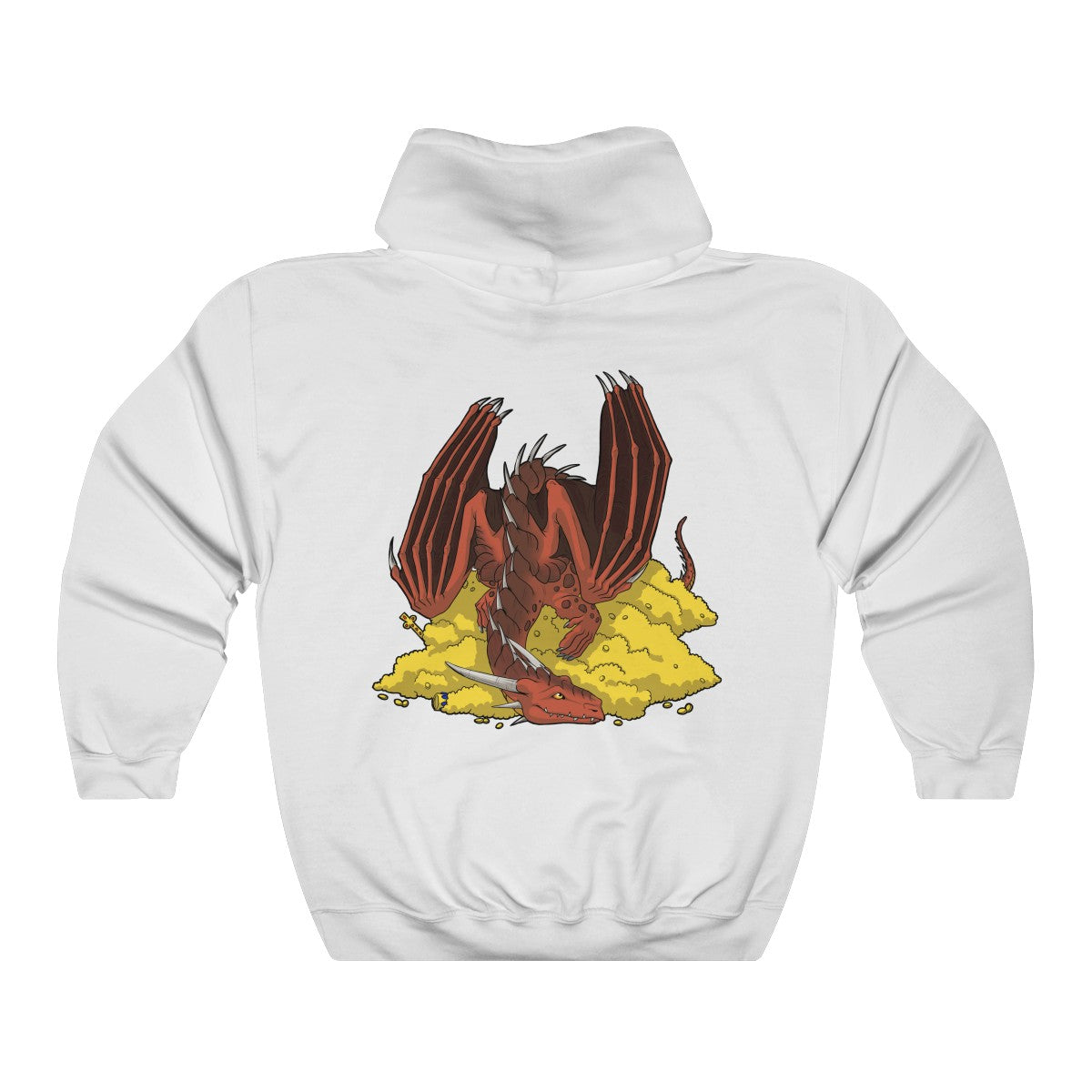 Dragon Treasure - Hoodie Hoodie Dire Creatures White S 