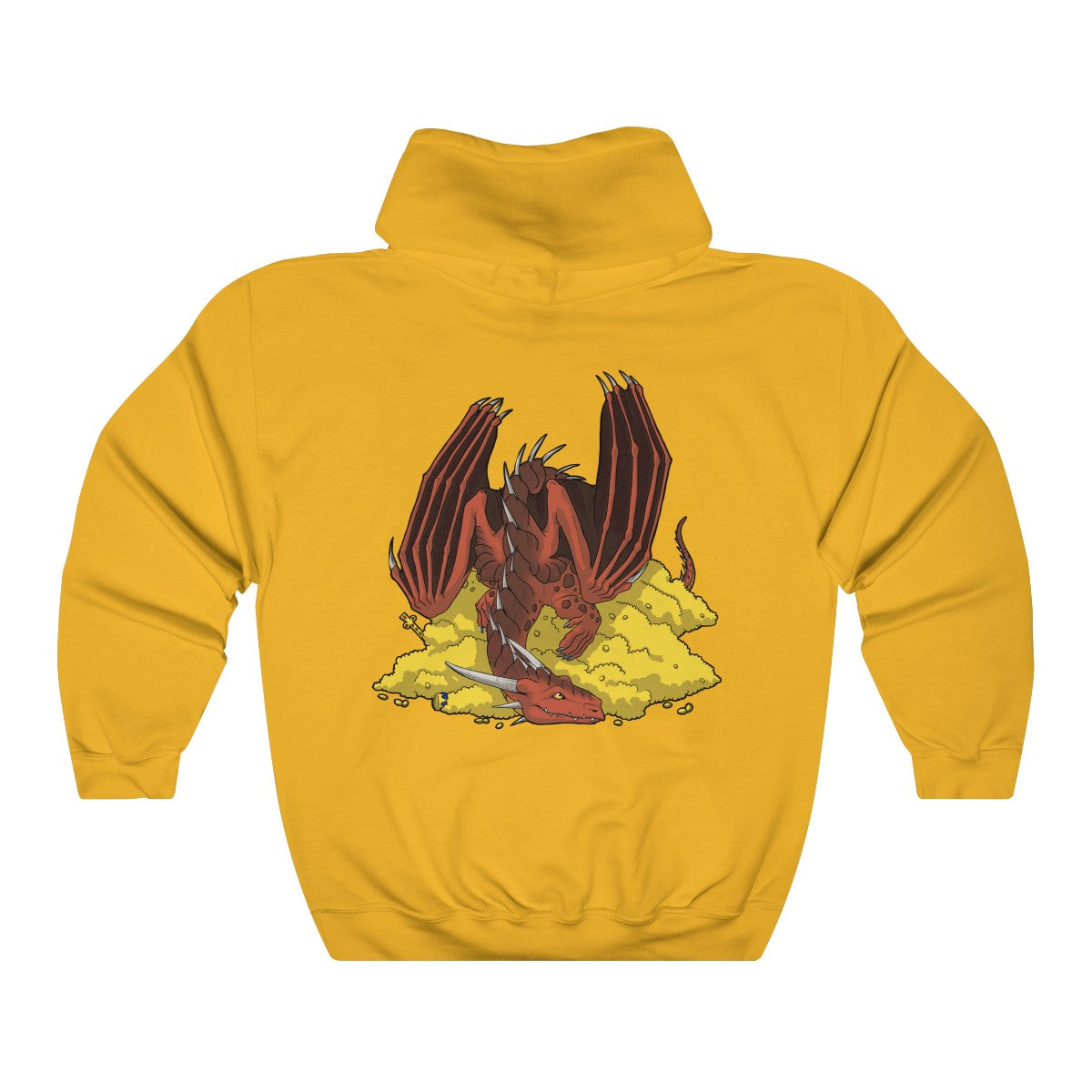 Dragon Treasure - Hoodie Hoodie Dire Creatures Gold S 