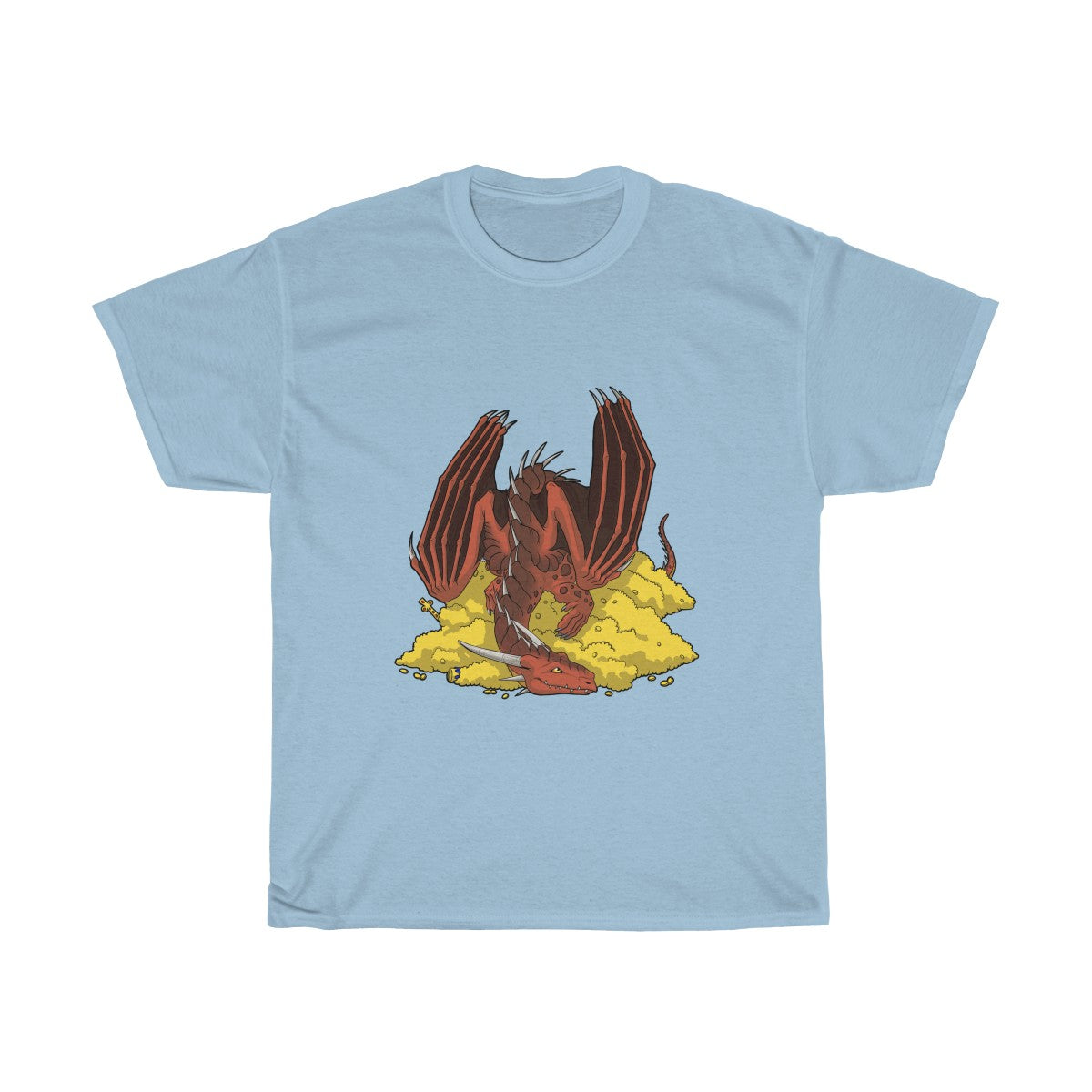 Dragon Treasure - T-Shirt T-Shirt Dire Creatures Light Blue S 
