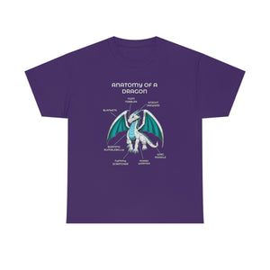 Dragon White - T-Shirt T-Shirt Artworktee Purple S 