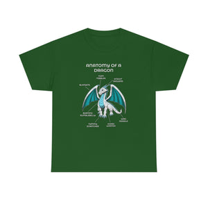 Dragon White - T-Shirt T-Shirt Artworktee Green S 