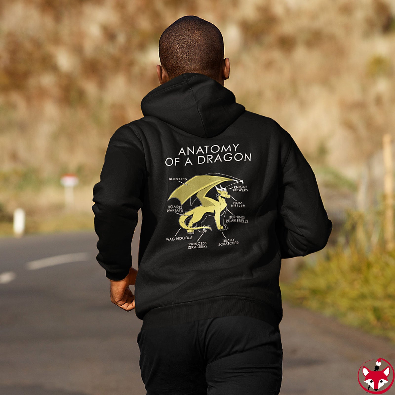 Dragon Yellow - Hoodie T-Shirt Artworktee 